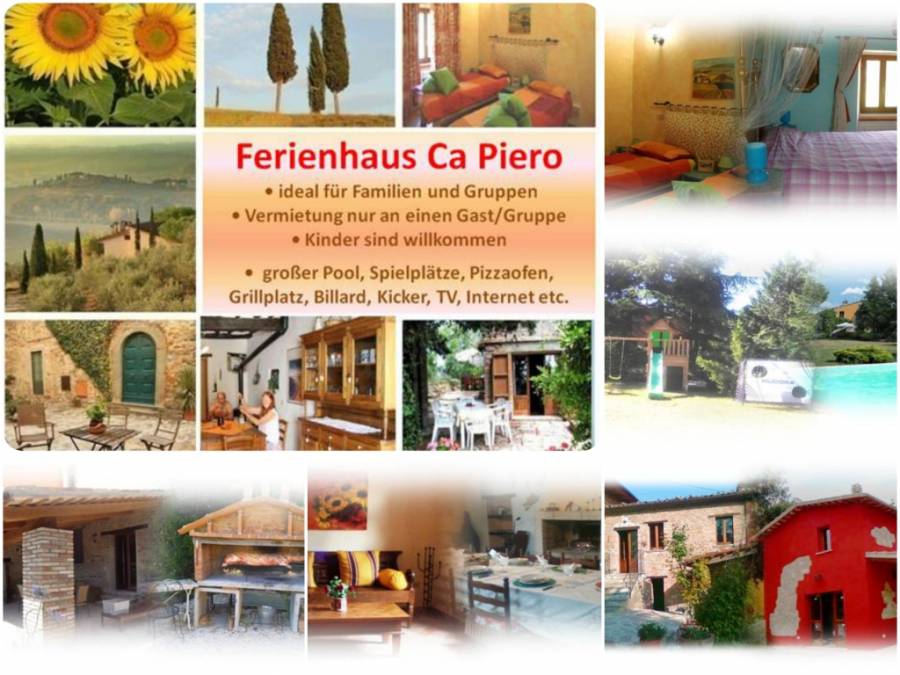 Ferienhaus Ca Piero mit Pool b. 12 Pers. in Urbino Strada Provinciale Peglio San Donato 17 Marche Italien
